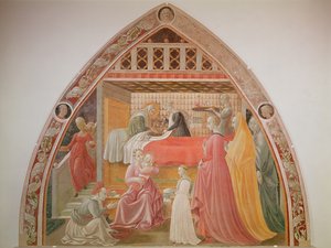 La Nascita della Vergine, dal ciclo delle Vite della Vergine e di San Stefano, dalla Cappella dell